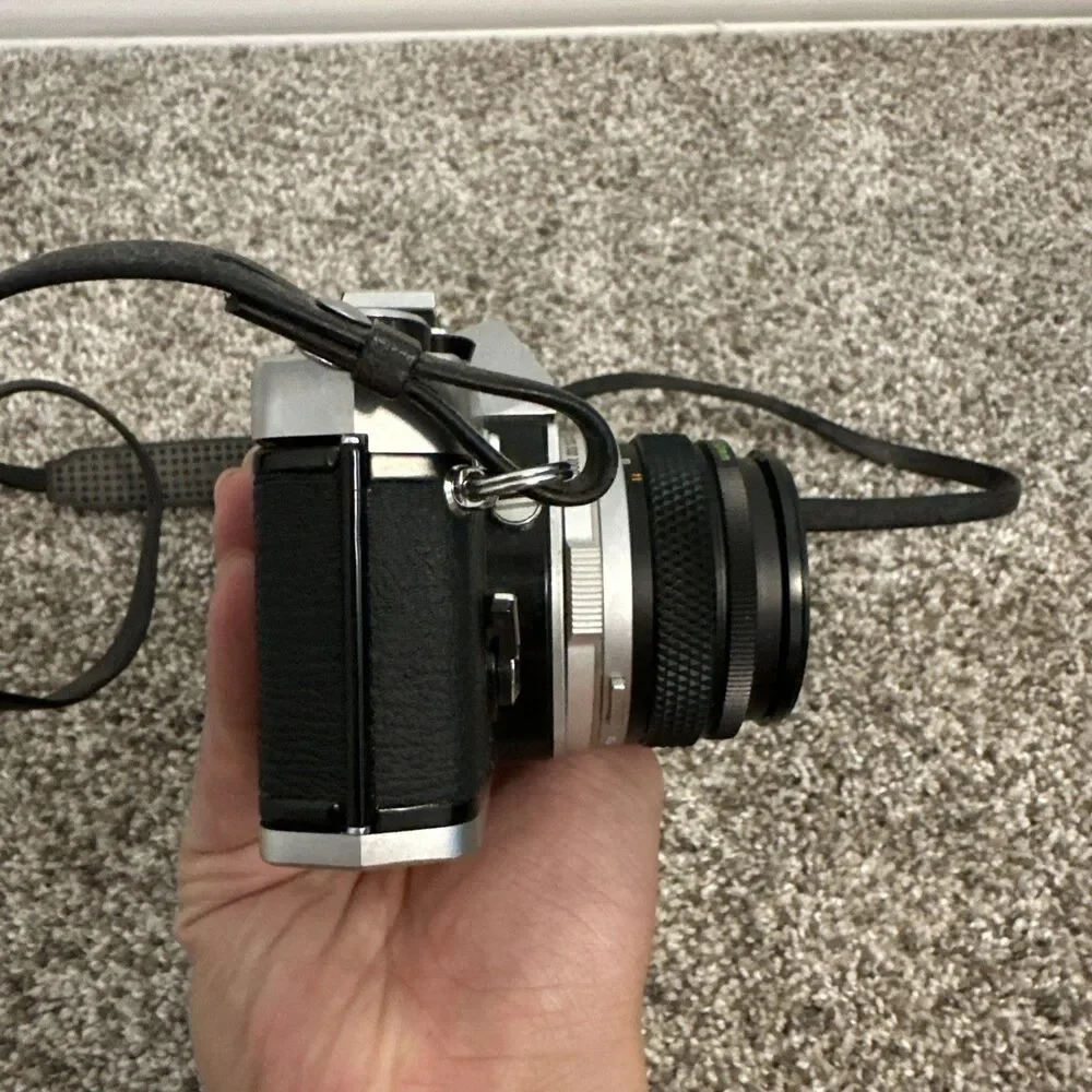 [N MINT] Olympus OM-1n Film Camera & G. Zuiko Auto-S 50mm F/1.8 Lens From Japan